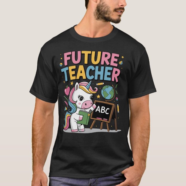 T-shirt Enseignante future Enseignante (Devant)