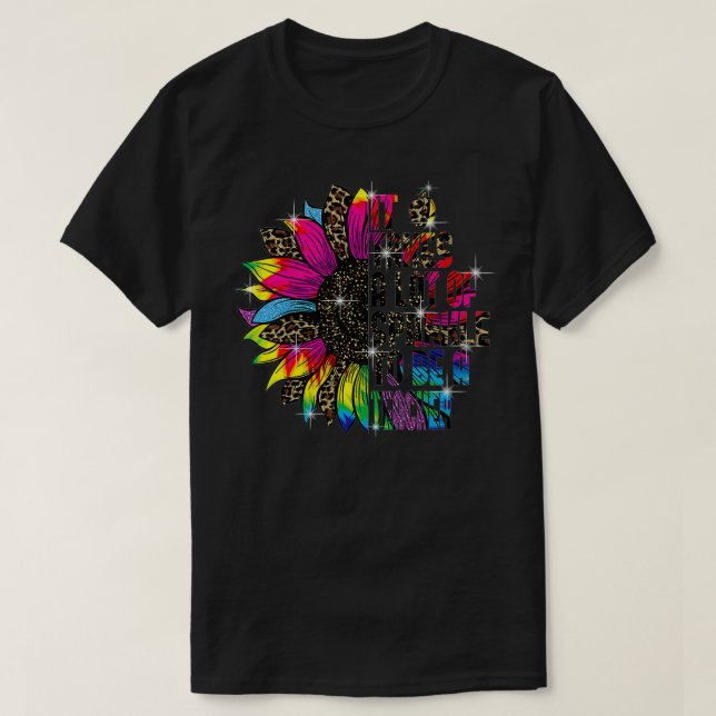 T-shirt Enseignante Sunflower Mme Berard VNeck (Design devant)