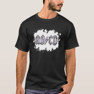 T-shirt Enseignants cool Abcd Enseignant Abcd Rocks Retour