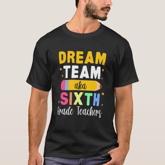 T-shirt Enseignants de 6e année (Devant)