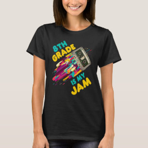 T-shirt Enseignants de baladeur cassette rétro Enfants 8e 