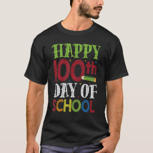 T-shirt Enseignants de la 100e journée d'école Enfants Fil
