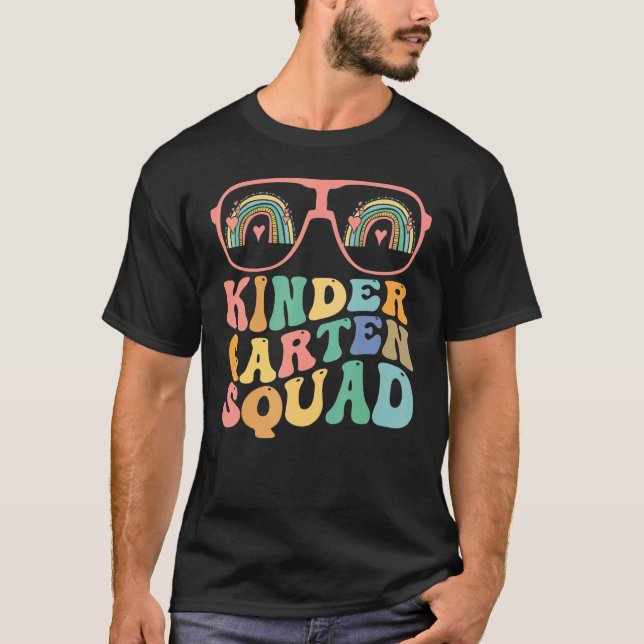 T-shirt Enseignants de l'équipe de maternelle rétro Super (Devant)