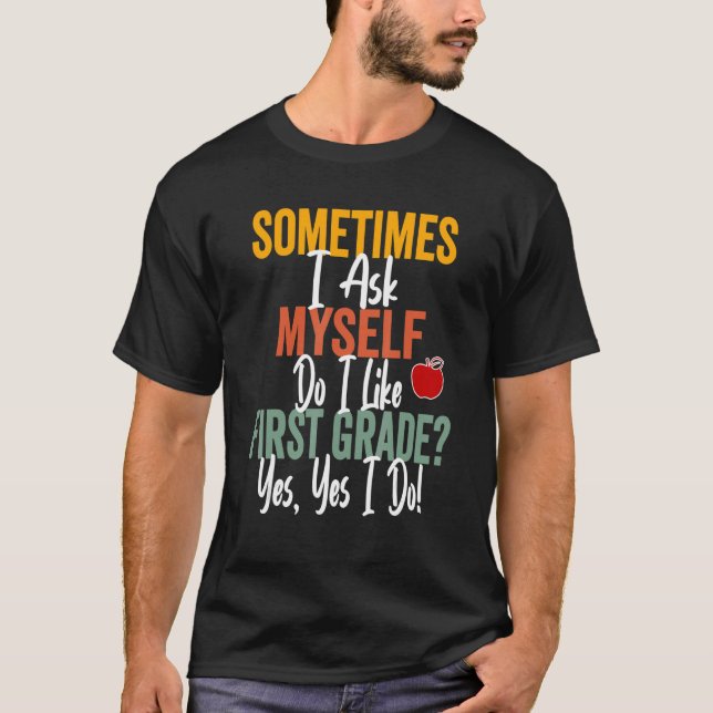 T-shirt Enseignants de première année Comme Enseignement d (Devant)