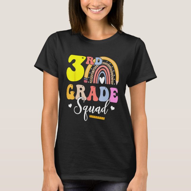 T-shirt Enseignants d'équipe de 3e année Enfants de 3e ann (Devant)