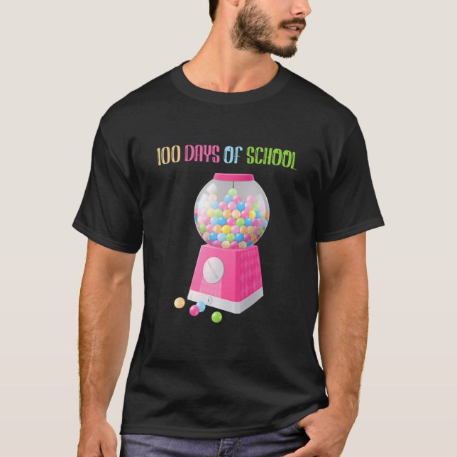 T-shirt Enseignants Drôle Cool Pour 100 Jours De Gumball S (Devant)