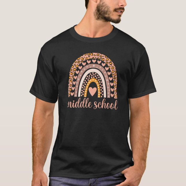 T-shirt Enseignants Du Secondaire Filles Garçons Retour À  (Devant)