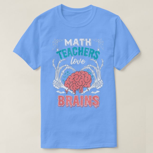 T-shirt Enseignants en mathématiques d'Halloween Amour Cer (Design devant)