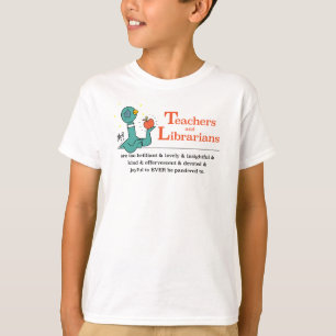 T-shirt Enseignants et bibliothécaires Pigeon Enfants Blan