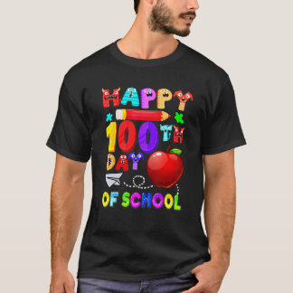 T-shirt Enseignants Jour 100 De La Rentrée 100 Jours 1