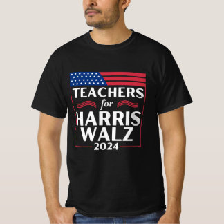 T-shirt Enseignants Pour Harris Walz 2024