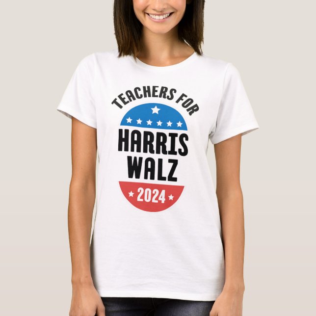 T-shirt Enseignants Pour Harris Wheimer 2024 (Devant)