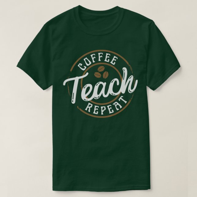 T-shirt Enseignants Retour À L'École Drôle Enseignant Coff (Design devant)
