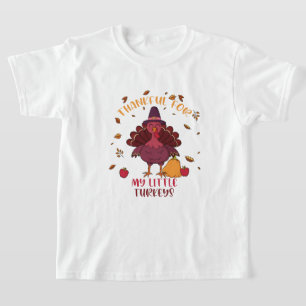 T-shirt Enseignants Thanksgiving Merci Pour Mon Petit Turc