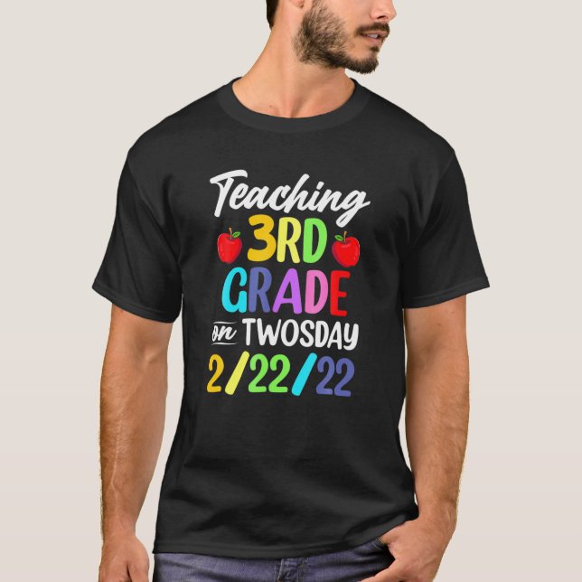 T-shirt Enseignement 3e année le lundi 22 février 2022 (Devant)