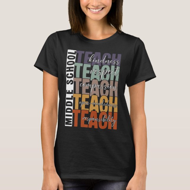 T-shirt Enseignement Collège (Devant)