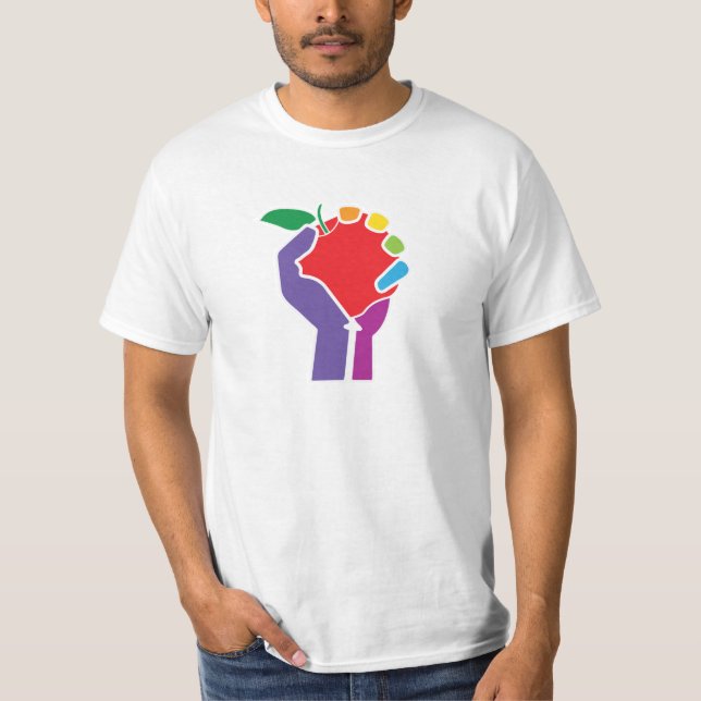 T-shirt Enseignement de la solidarité pour tous (Devant)