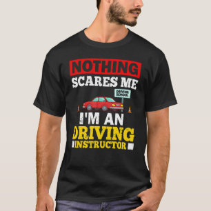 T-shirt Enseignement de l'instructeur de conduite Enseigne