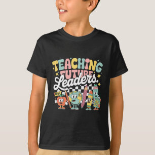 T-shirt Enseignement Rétro Dirigeants Futurs Prof Cool Dos