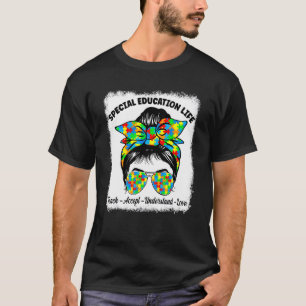 T-shirt Enseignement Spécial Accepter Comprendre Amour Spe