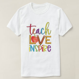 T-shirt Enseigner Amour Inspirer