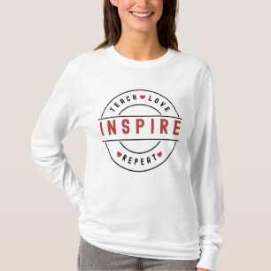 T-shirt Enseigner Amour Inspirer Motivation