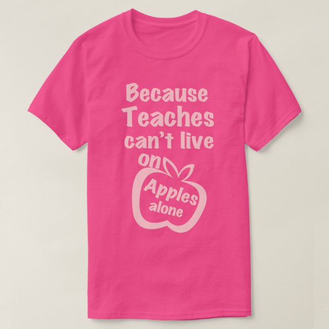 T-shirt Enseigner Apple 1 (Design devant)