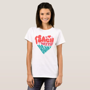 T-shirt Enseigner avec cœur