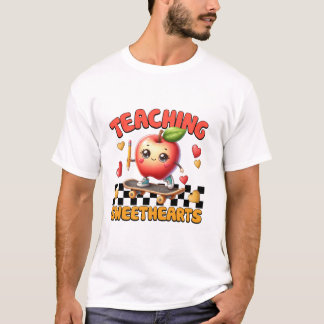 T-shirt Enseigner coeur amoureux