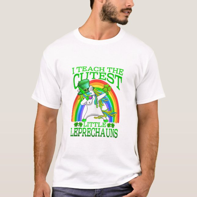 T-shirt Enseigner Cutest Leprechauns St (Devant)
