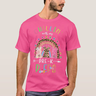 T-shirt Enseigner Cutest Petits lapins PréK Enseignant Pâq