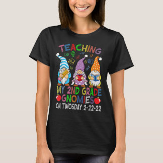 T-shirt Enseigner en 2e année le Mardi deux 22-02-22