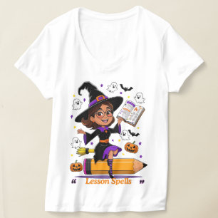 T-shirt Enseigner est un cri total – Prof Halloween désign