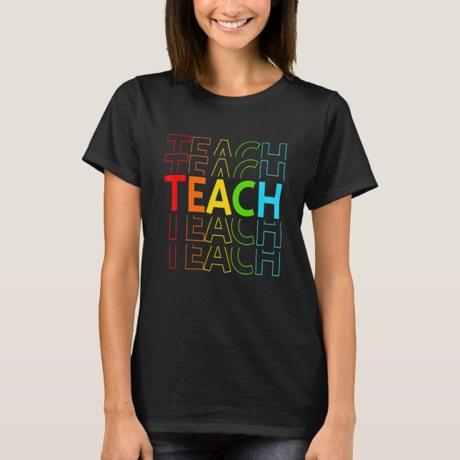 T-shirt Enseigner Inspirational  Reconnaissance des Enseig (Devant)