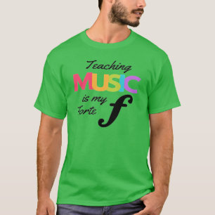 T-shirt Enseigner La Musique Est Mon Humour Enseignant La