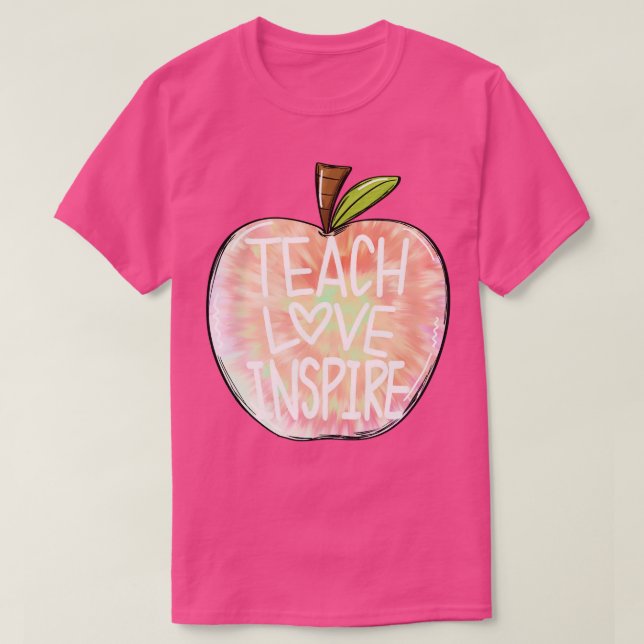 T-shirt enseigner l'amour inspirer 10 (Design devant)