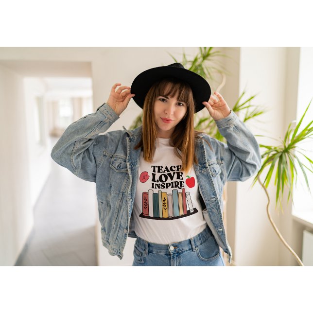 T-shirt Enseigner l'amour Inspirer enseignants Appréciatio (Créateur téléchargé)