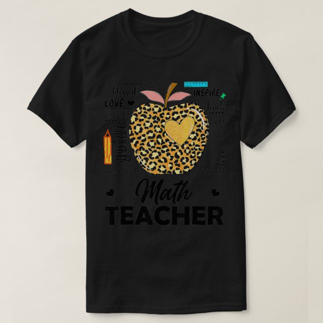 T-shirt Enseigner L'Amour Inspirer Math Enseignant Bienven (Design devant)