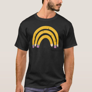 T-shirt Enseigner L'Amour Inspirer Rainbow Pencil Professe