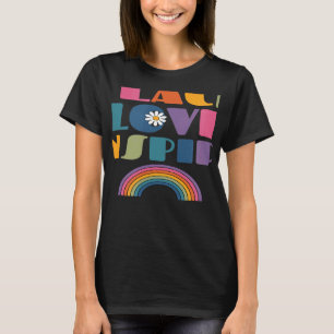 T-shirt Enseigner l'amour Inspirer Retro Retour à l'école