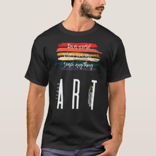 T-shirt Enseigner L'Art Retour À L'École Enseignant Retro 