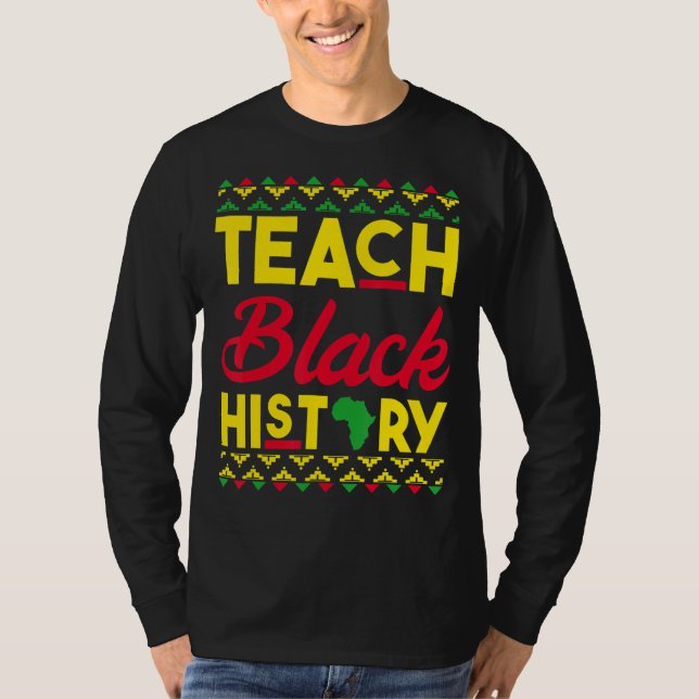 T-shirt Enseigner le Mois de l'Histoire Noire BHM Enseigna (Devant)