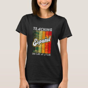 T-shirt Enseigner L'Español Un Café À La Fois Langue Spani