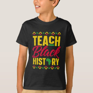 T-shirt Enseigner l'histoire des Noirs Enseignant Mois de