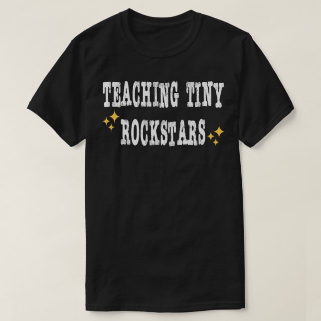 T-shirt Enseigner Tiny Rockstars Music Enseignant 1 (Design devant)