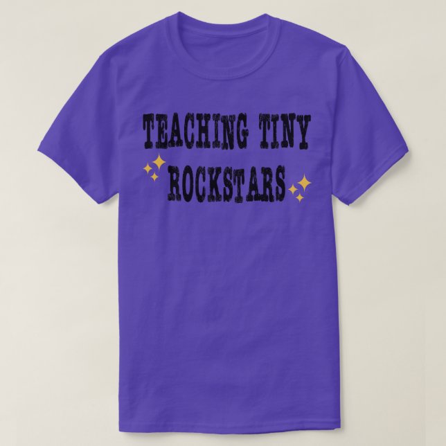 T-shirt Enseigner Tiny Rockstars Professeur de Musique (Design devant)