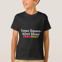 Enseignes de la station de métro de Times Square N