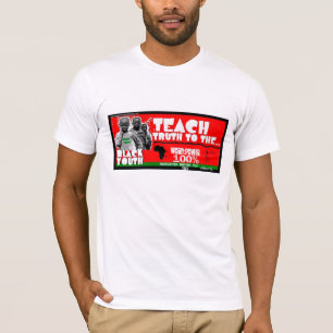 T-shirt Enseignez la vérité à la pièce en t de la jeun