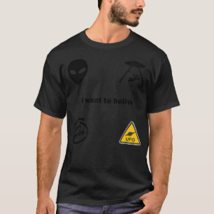 T-shirt Ensemble Alien Ufo