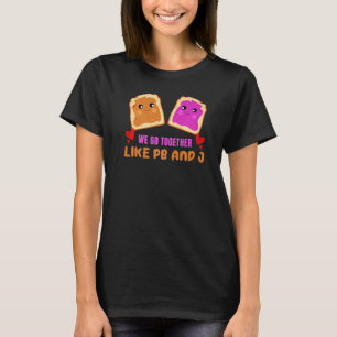 T-shirt Ensemble Comme Pb & J Peanut Beurre Jelly Gras ali